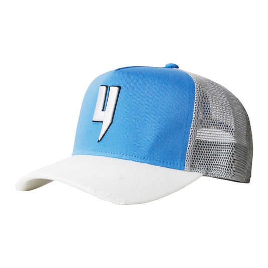 Y LOGO CAP BLUE/WHITE/GREY