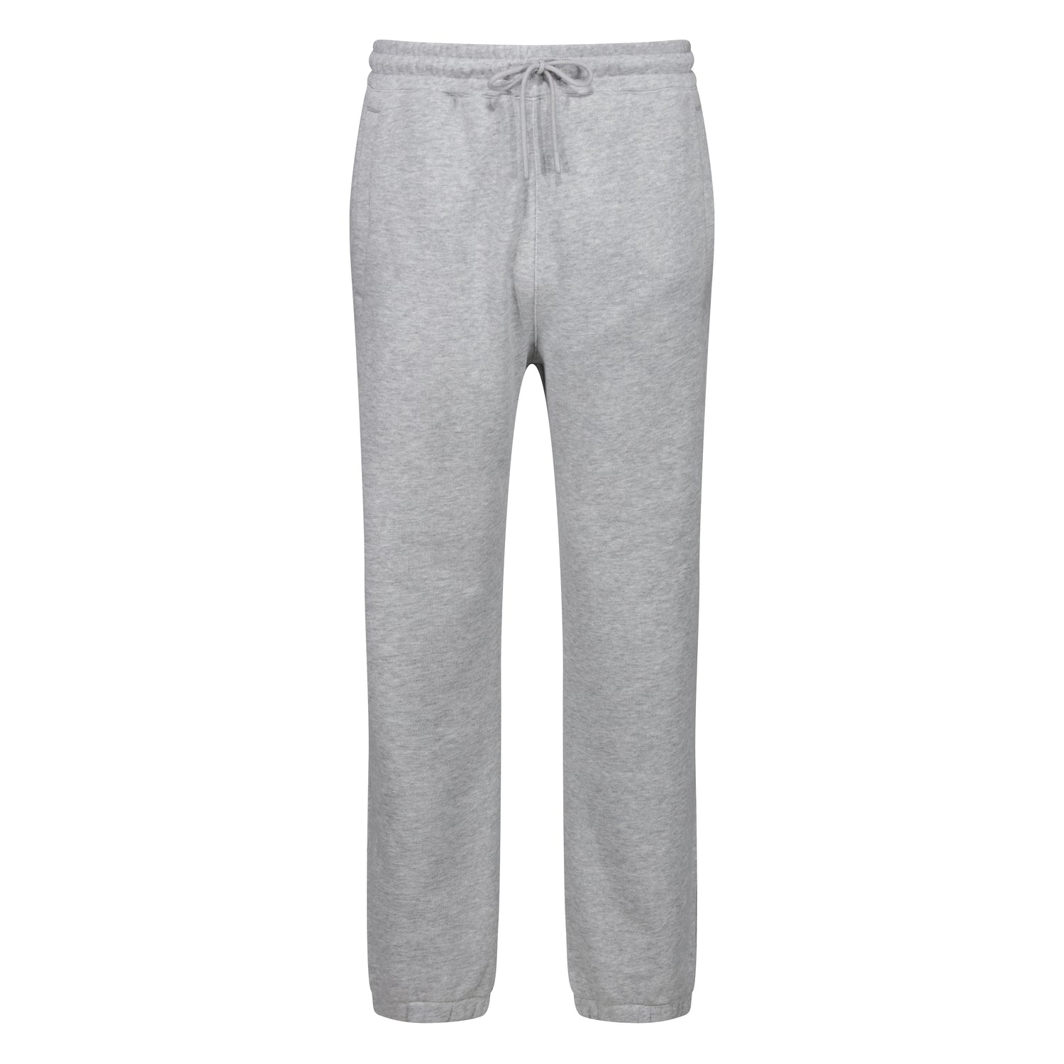GREY RELAXED FIT JOGGERS WHITE Y LOGO – YELIR WORLD