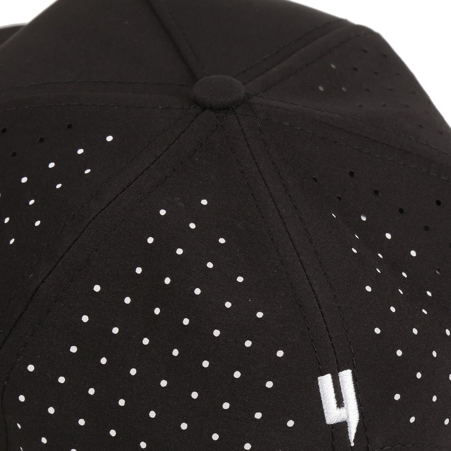 NYLON PERFORATED CAP BLACK