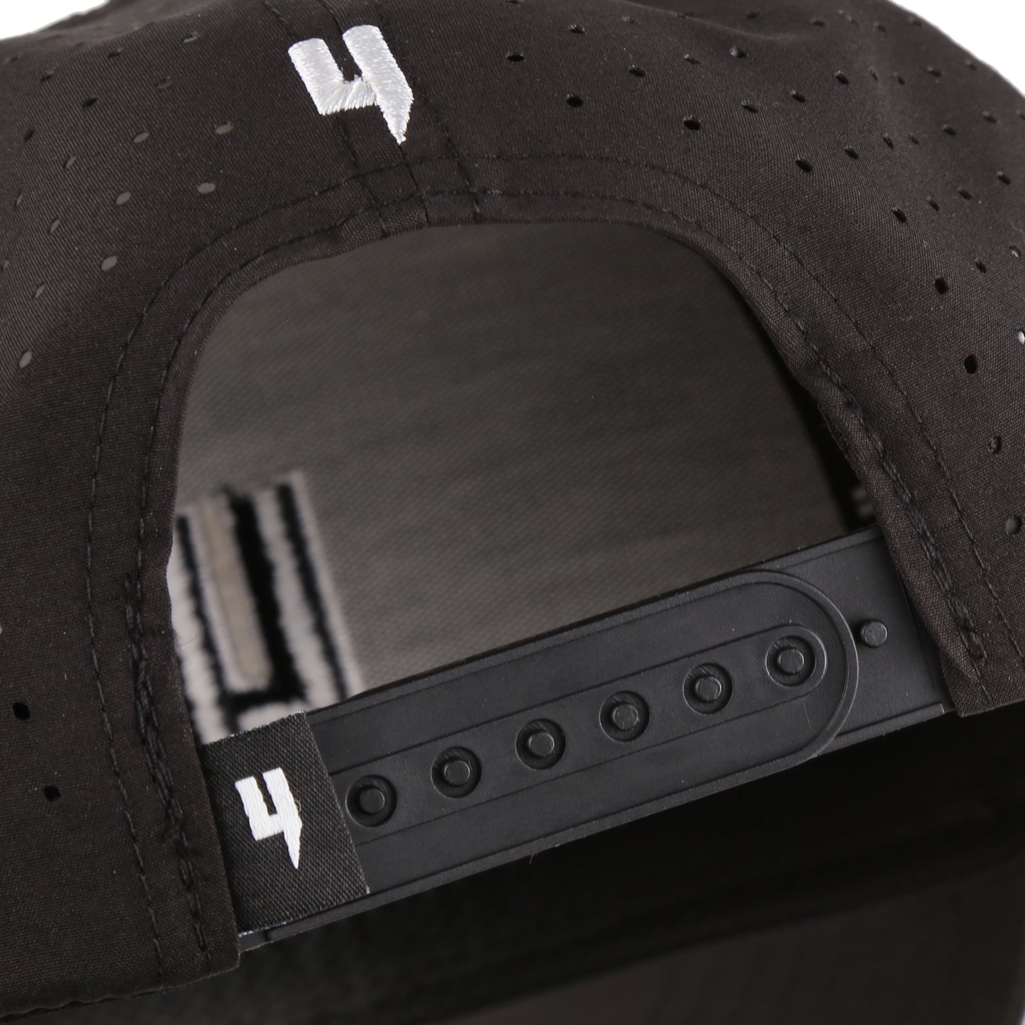 NYLON PERFORATED CAP BLACK