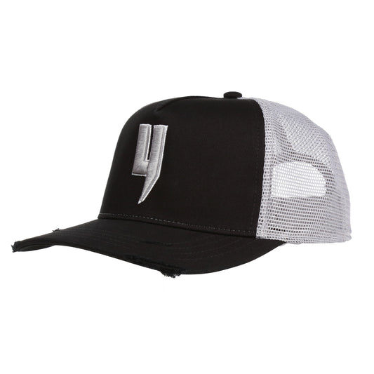 Y LOGO CAP BLACK GREY