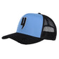 Y LOGO CAP BABY BLUE BLACK MESH