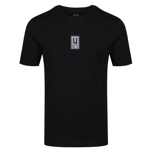 LUX RUBBER LOGO TEE BLACK