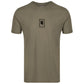 BOX LOGO TEE KHAKI/BLACK