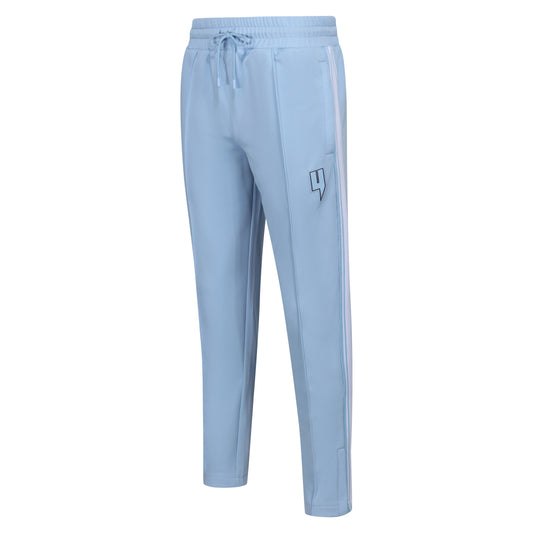 TRACK BOTTOMS SIDE STRIPE BABY BLUE