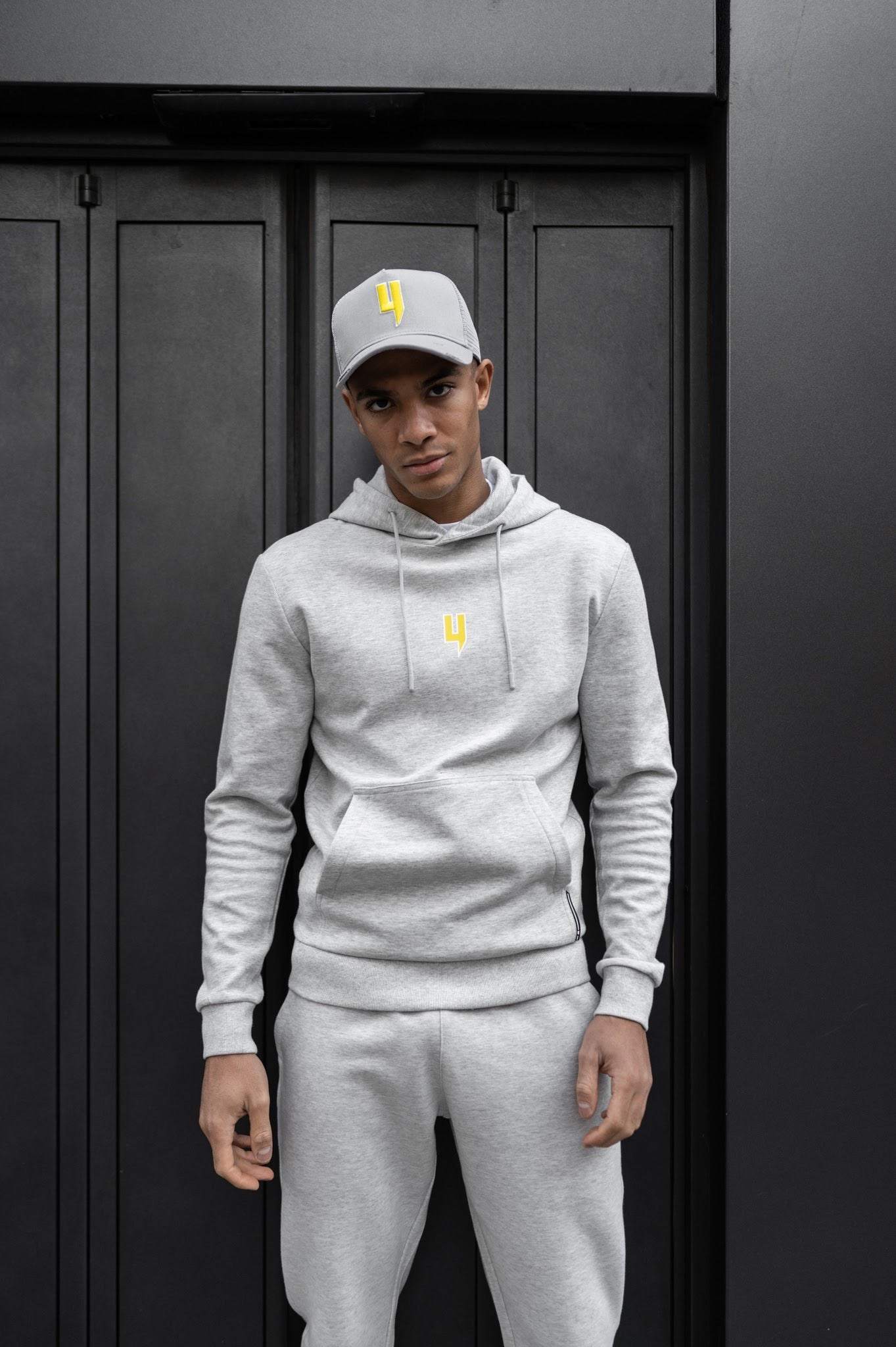 Y LOGO CAP GREY/YELLOW