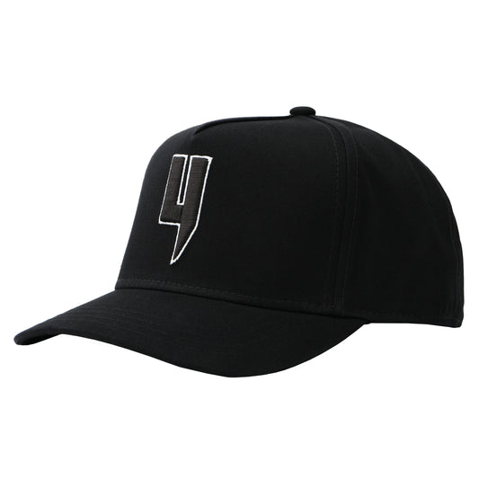 FULL MATERIAL CAP BLACK WHITE OUTLINE Y