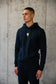 NAVY HOODY YELLOW Y WHITE OUTLINE