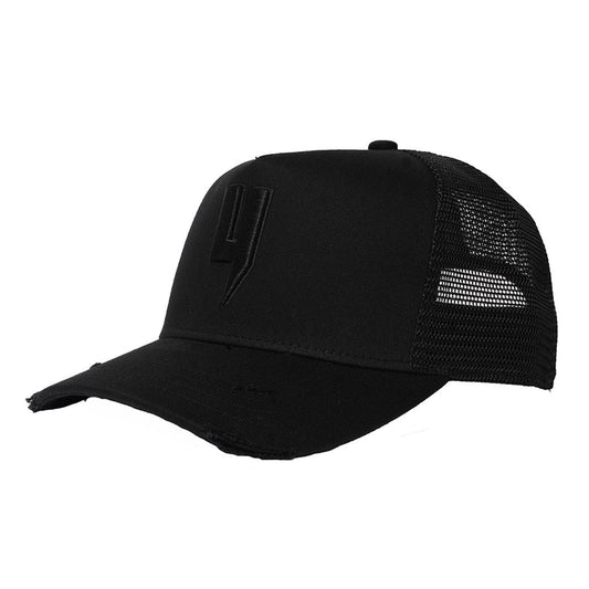 Y LOGO CAP TRIPLE BLACK