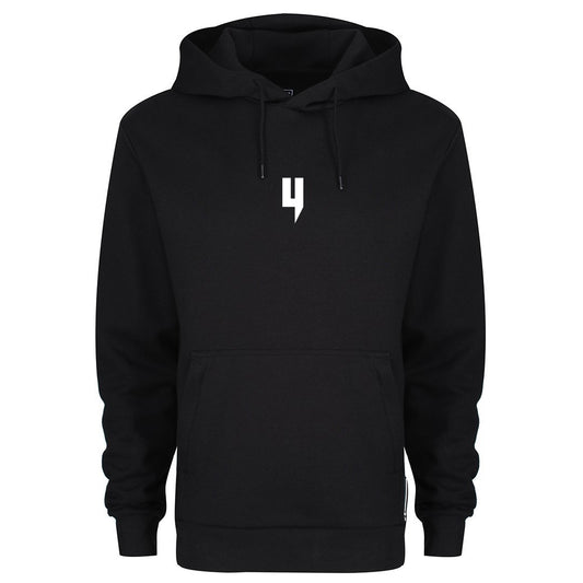 BLACK HOODY WHITE Y LOGO