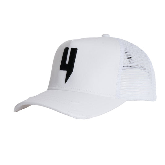 Y LOGO CAP WHITE/BLACK Y