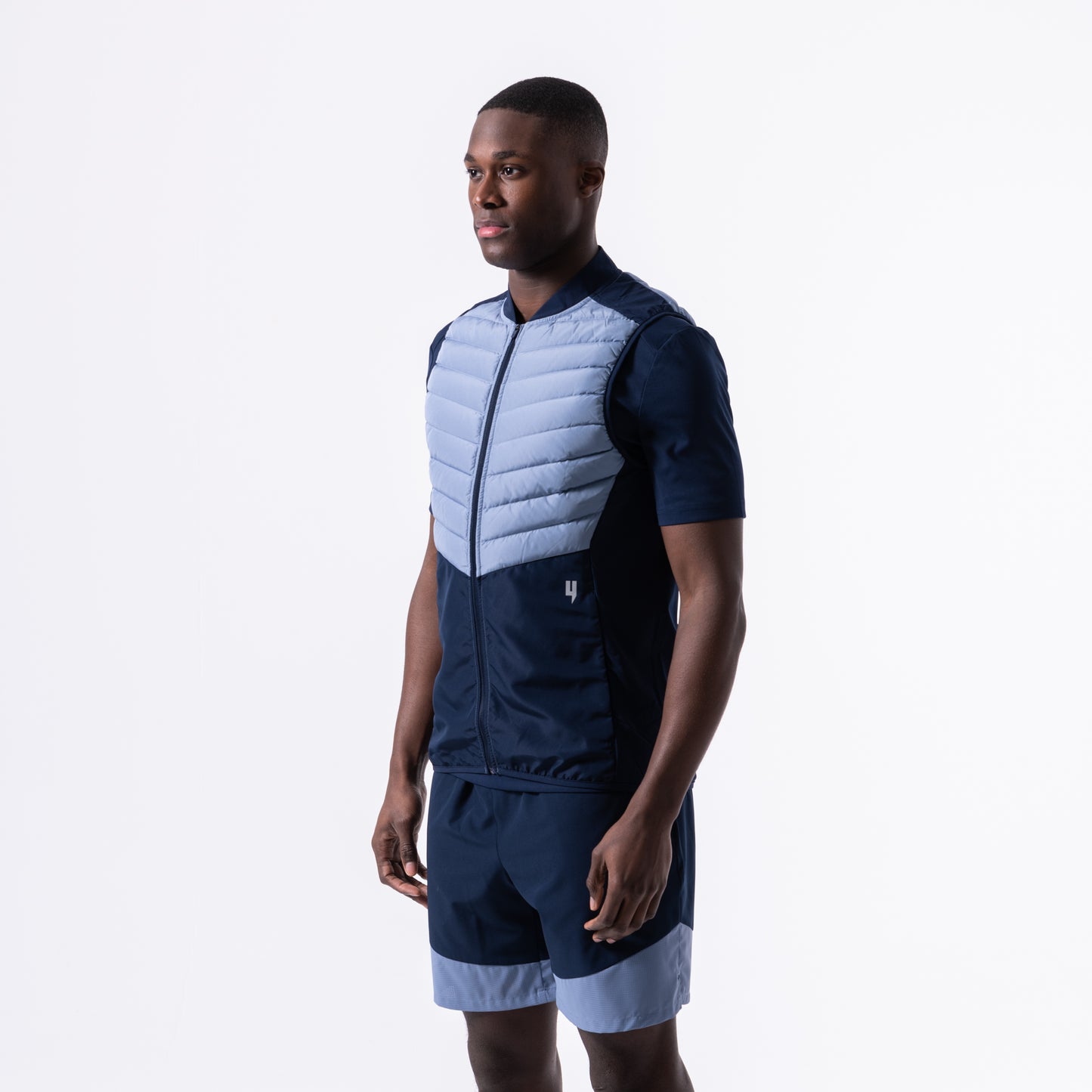 PERFORMANCE PADDED GILET NAVY / STONEWASH