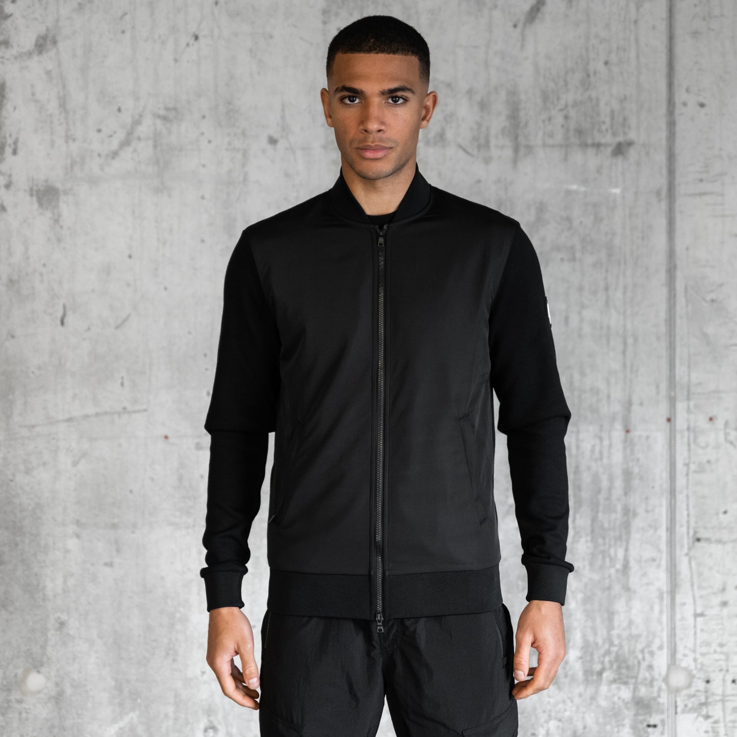 HYBRID BOMBER JACKET BLACK