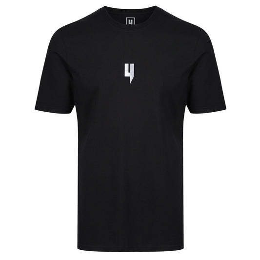 Y LOGO REFLECTIVE TEE BLACK