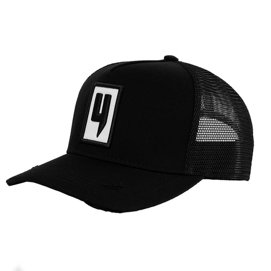 BOX LOGO CAP BLACK/WHITE