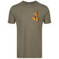 3D TRIPLE Y LOGO TEE KHAKI NEON ORANGE
